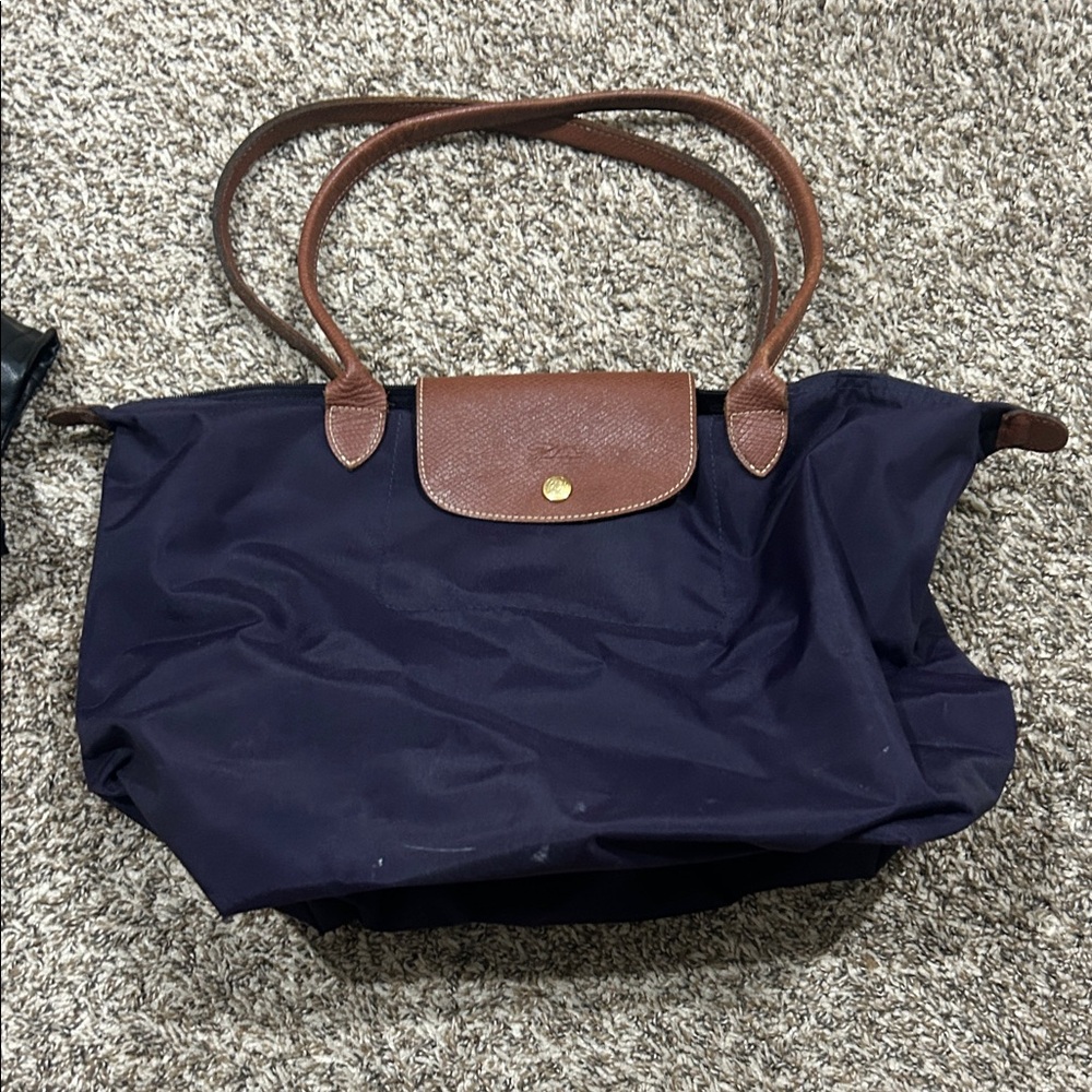 Long champ dark purple